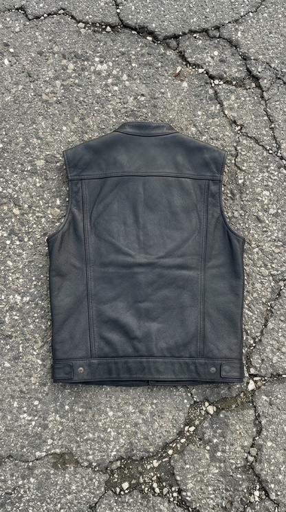Black Bikers Vest